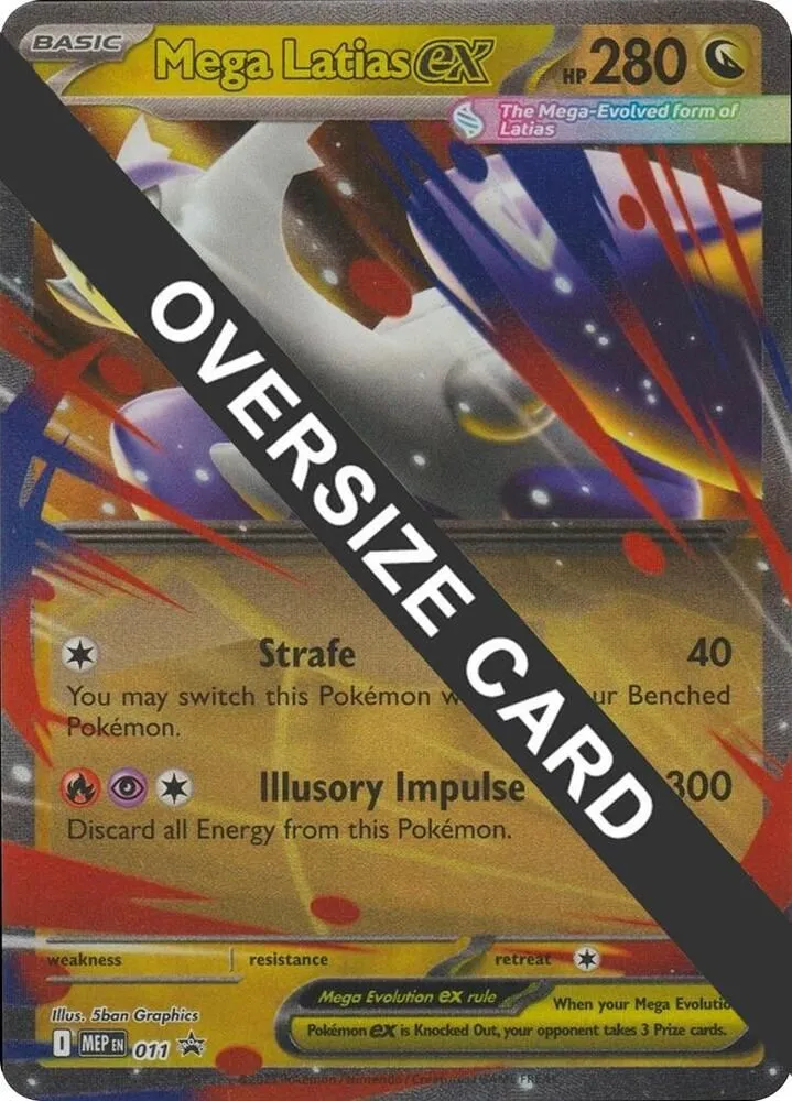 Mega Latias ex — Jumbo Cards — Pokemon