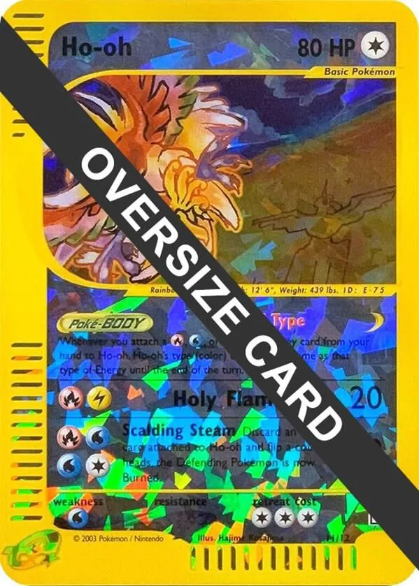 Ho-oh — Jumbo Cards — Pokemon