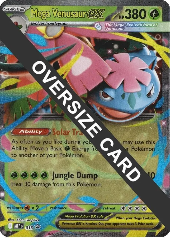 Mega Florizarre ex — Jumbo Cards — Pokemon