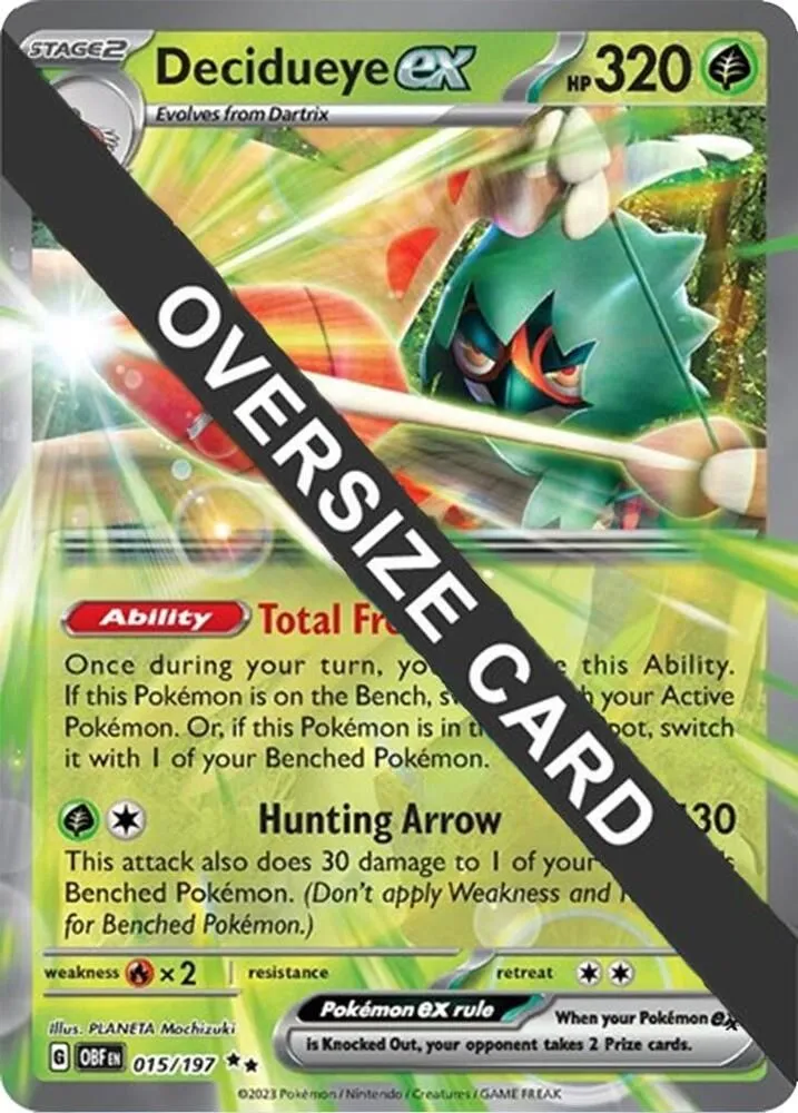 Decidueye ex — Jumbo Cards — Pokemon
