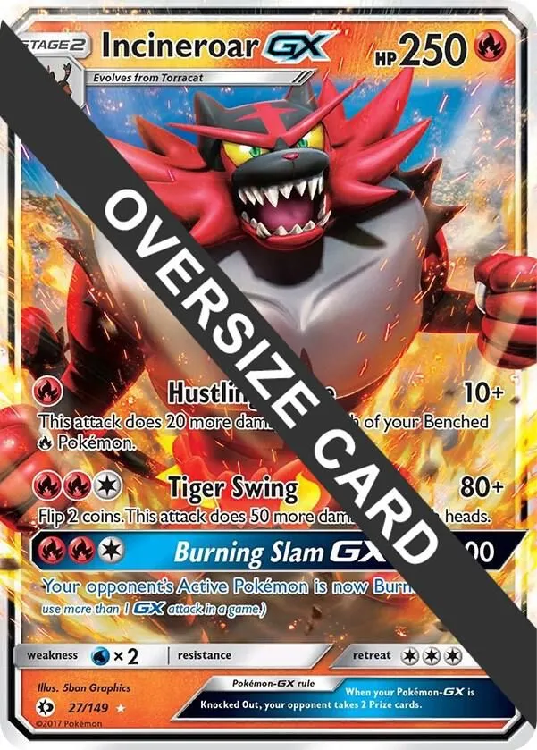 Incineroar GX — Jumbo Cards — Pokemon