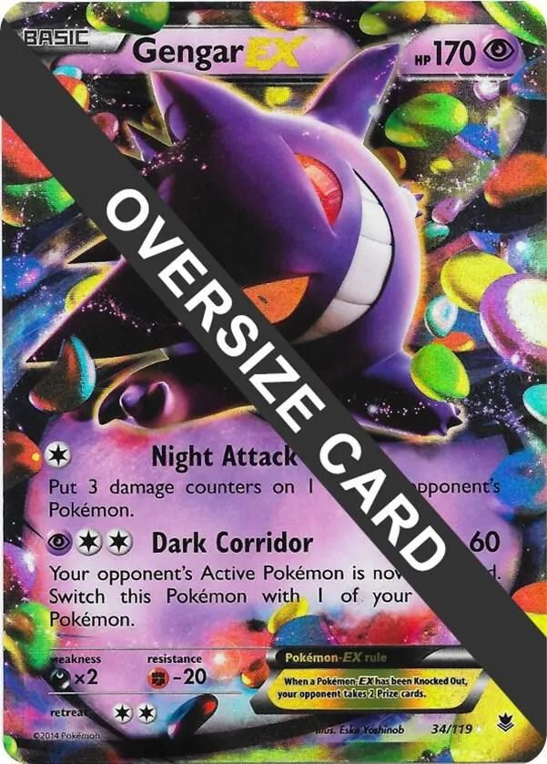Gengar EX — Jumbo Cards — Pokemon