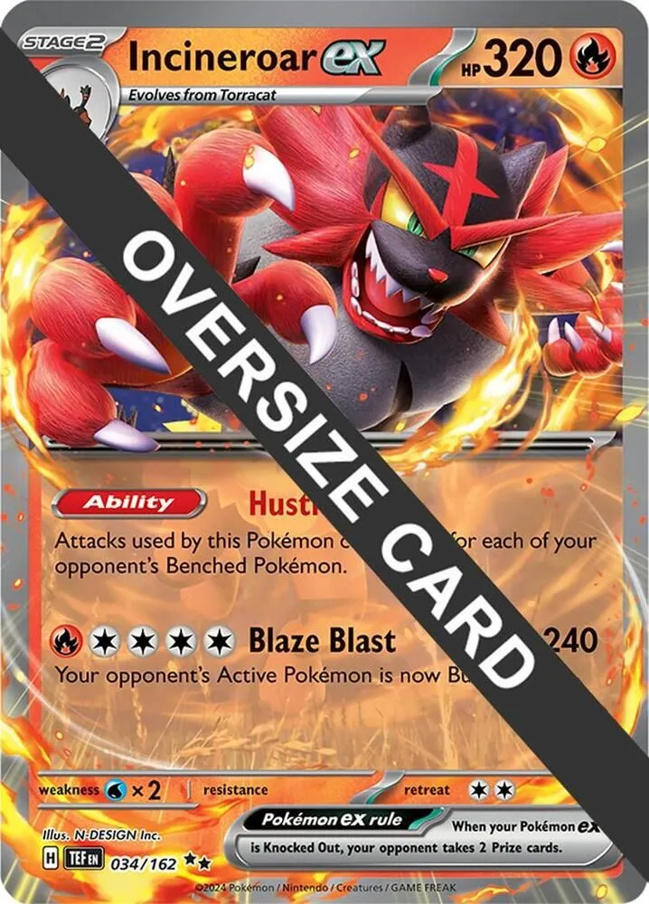 Félinferno ex — Jumbo Cards — Pokémon