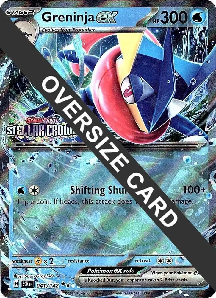 Greninja ex — Jumbo Cards — Pokemon