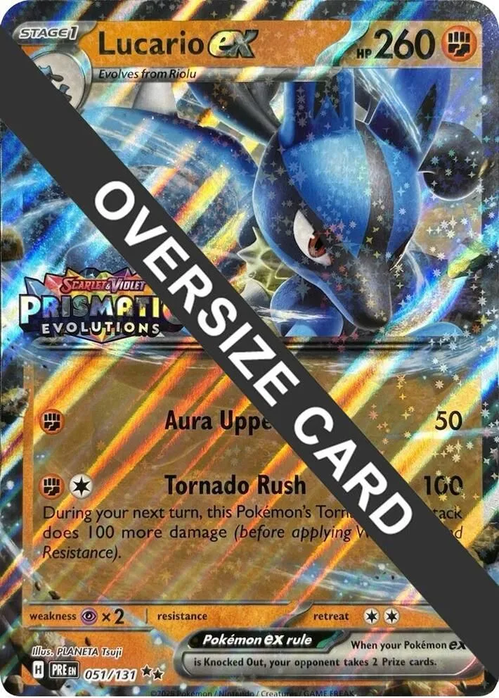 Lucario ex — Jumbo Cards — Pokemon