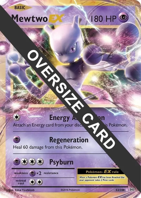 Mewtwo EX — Jumbo Cards — Pokemon