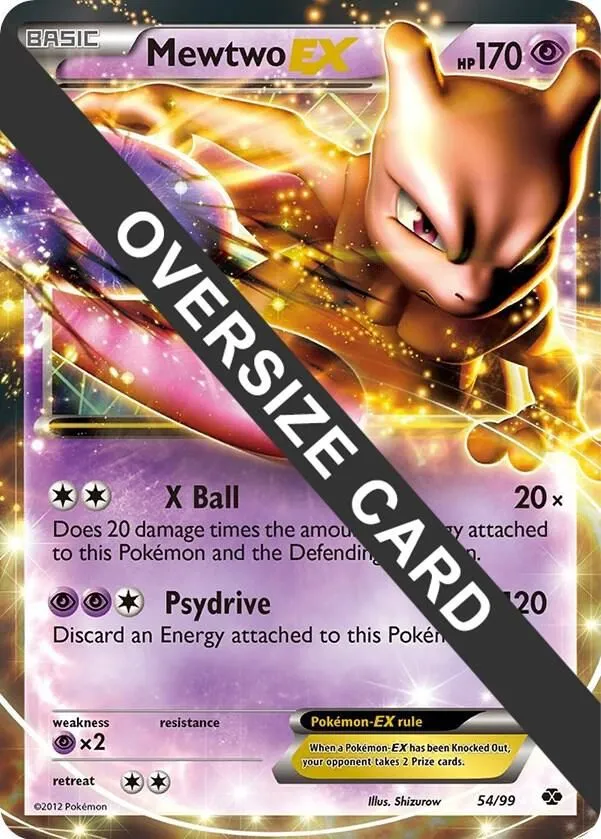 Mewtwo EX — Jumbo Cards — Pokemon