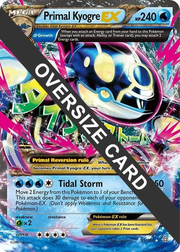 Primal Kyogre EX — Jumbo Cards — Pokemon