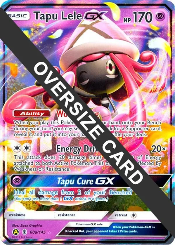 Tapu Lele GX - 60a/145 — Jumbo Cards — Pokemon
