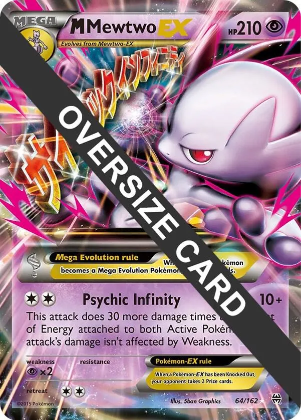 M Mewtwo EX — Jumbo Cards — Pokemon