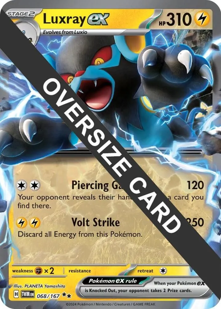 Luxray ex — Jumbo Cards — Pokemon