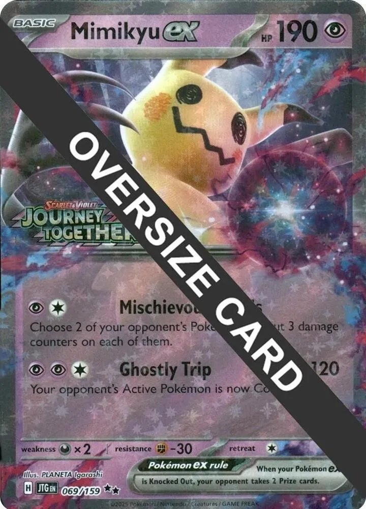 Mimikyu ex — Jumbo Cards — Pokemon