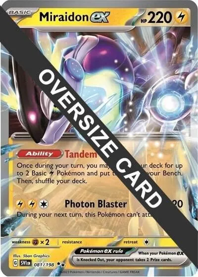 Miraidon ex — Jumbo Cards — Pokemon