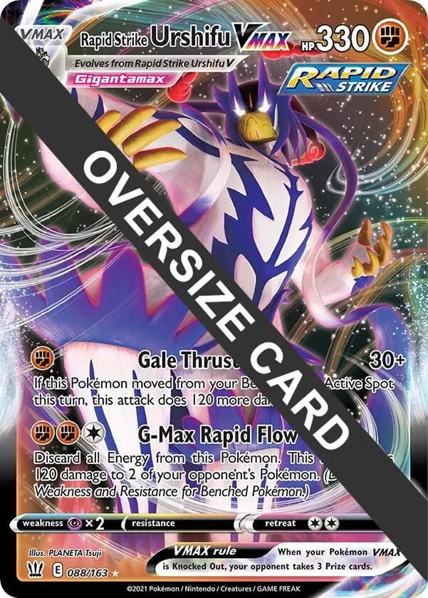 Rapid Strike Urshifu VMAX — Jumbo Cards — Pokemon