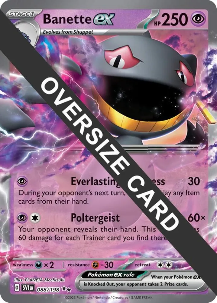 Banette ex — Jumbo Cards — Pokemon