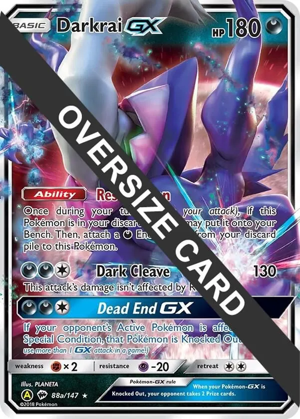 Darkrai GX - 88a/147 — Jumbo Cards — Pokemon