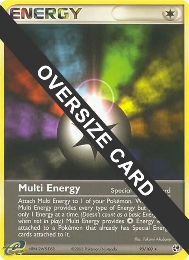 Multi Energy — Jumbo Cards — Pokemon