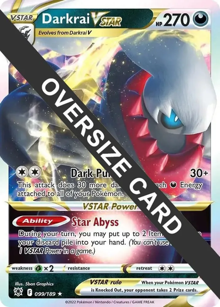 Darkrai VSTAR — Jumbo Cards — Pokemon