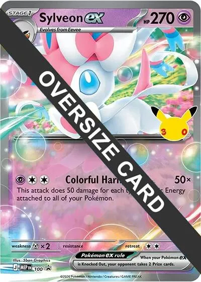 Sylveon ex — Jumbo Cards — Pokemon
