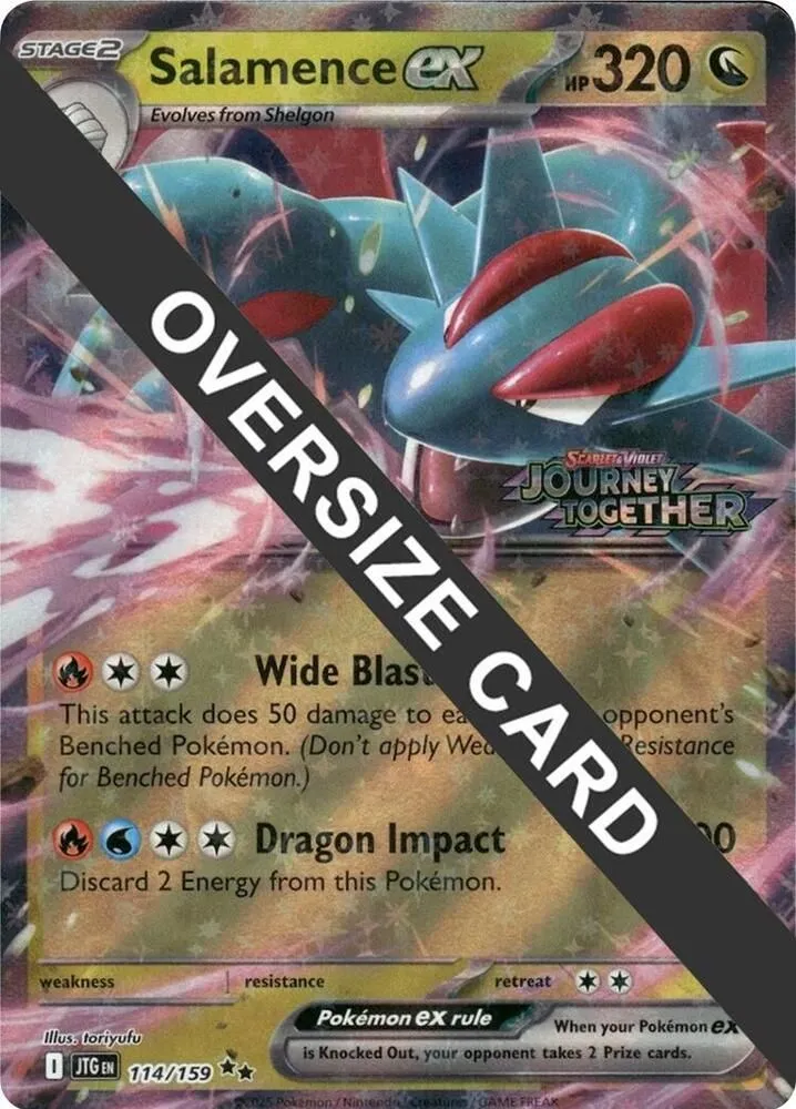 Salamence ex — Jumbo Cards — Pokémon