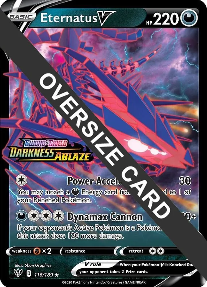 Eternatus V — Jumbo Cards — Pokemon