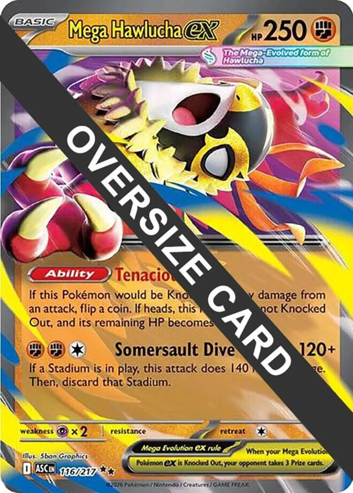 Mega Brutalibré ex — Jumbo Cards — Pokemon