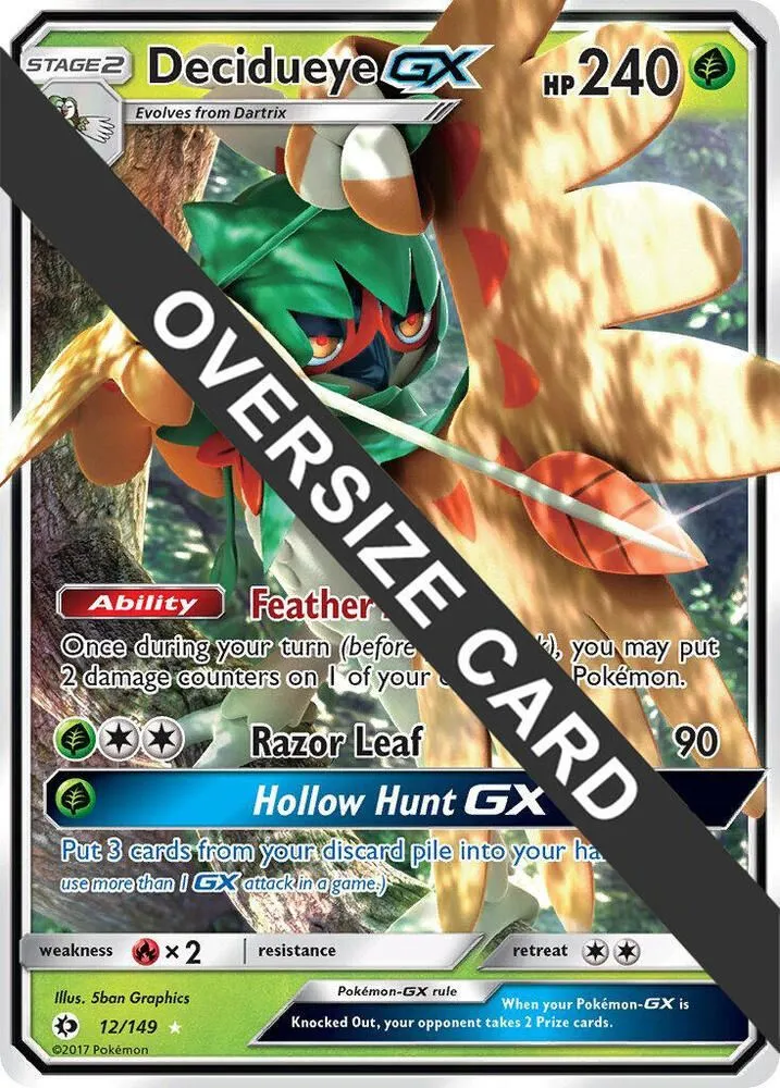 Decidueye GX — Jumbo Cards — Pokemon