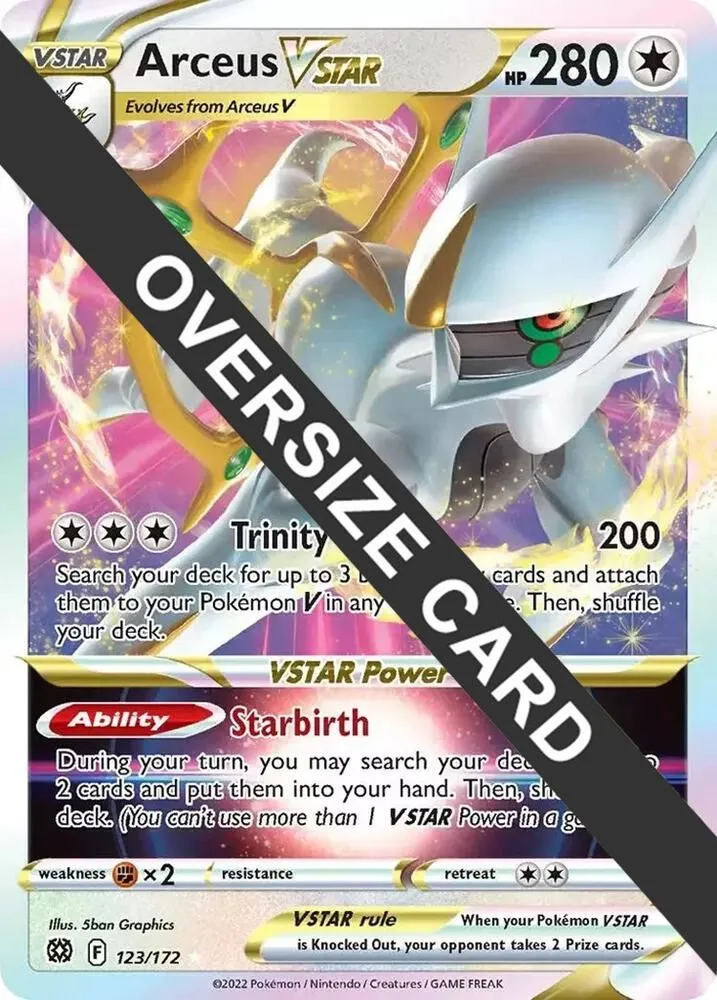 Arceus VSTAR — Jumbo Cards — Pokemon