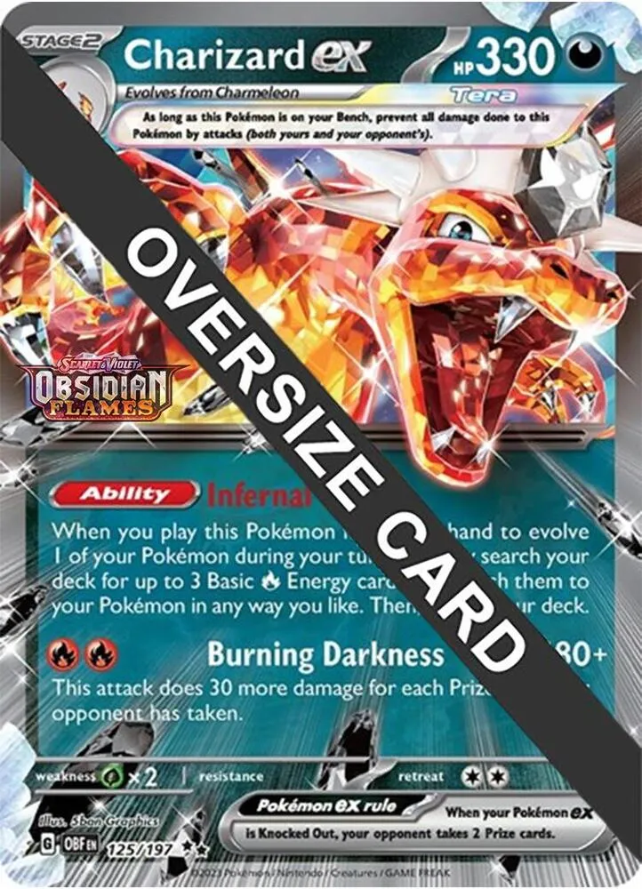 Dracaufeu ex — Jumbo Cards — Pokemon