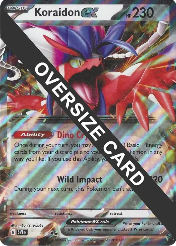 Koraidon ex — Jumbo Cards — Pokemon