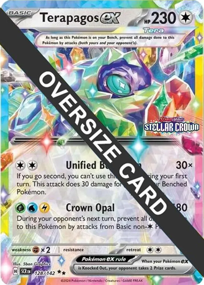 Terapagos ex — Jumbo Cards — Pokemon
