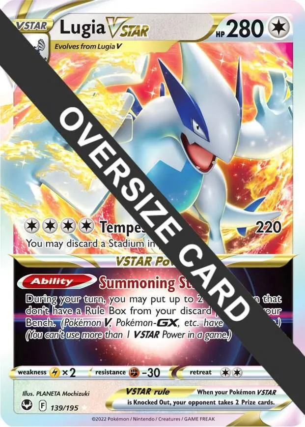 Lugia VSTAR — Jumbo Cards — Pokemon
