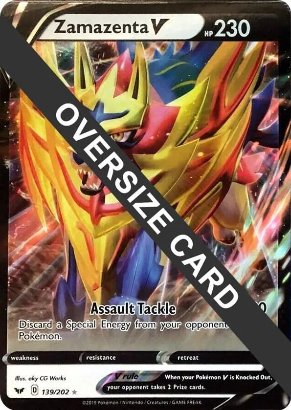 Zamazenta V — Jumbo Cards — Pokemon