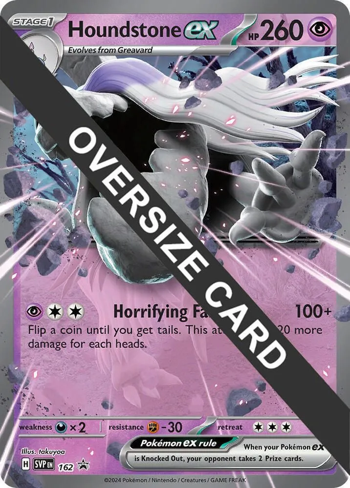 Houndstone ex — Jumbo Cards — Pokemon