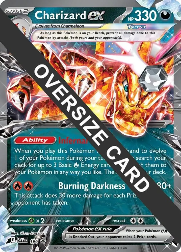 Dracaufeu ex — Jumbo Cards — Pokemon