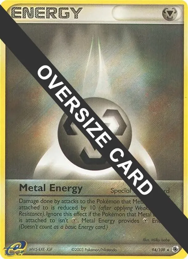 Metal Energy — Jumbo Cards — Pokemon