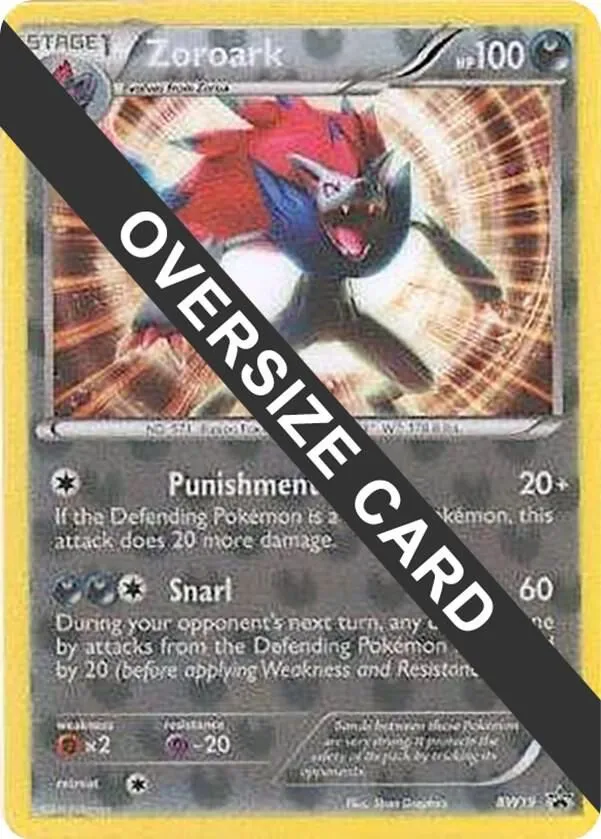 Zoroark BW — Jumbo Cards — Pokemon