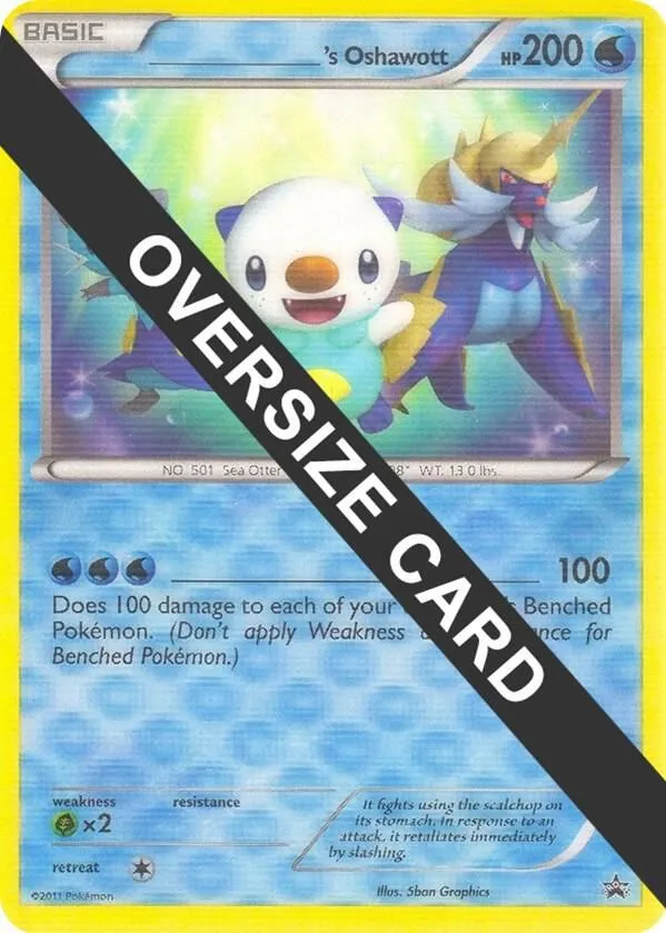 ______'s Oshawott — Jumbo Cards — Pokemon