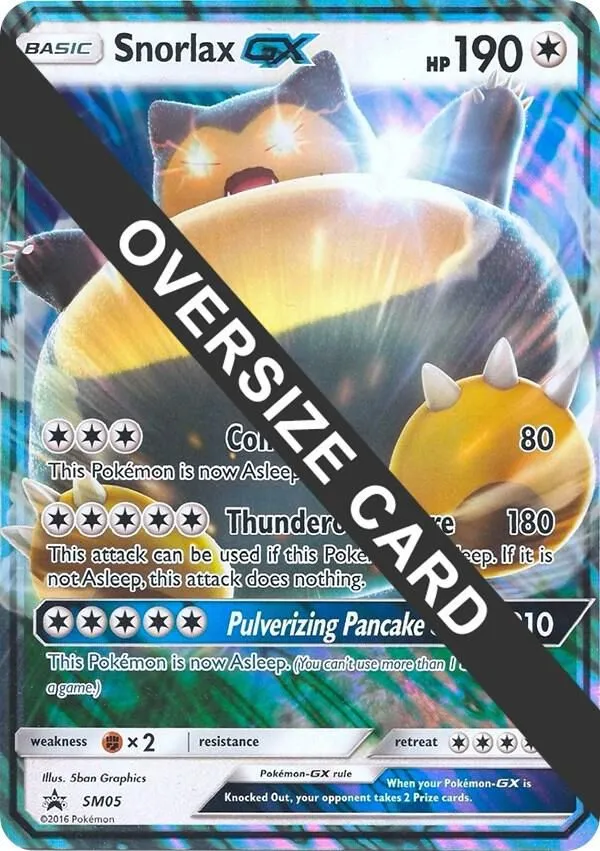 Snorlax GX — Jumbo Cards — Pokemon