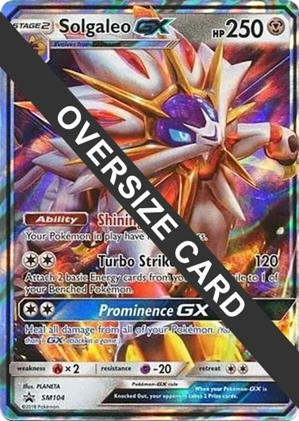 Solgaleo GX — Jumbo Cards — Pokemon
