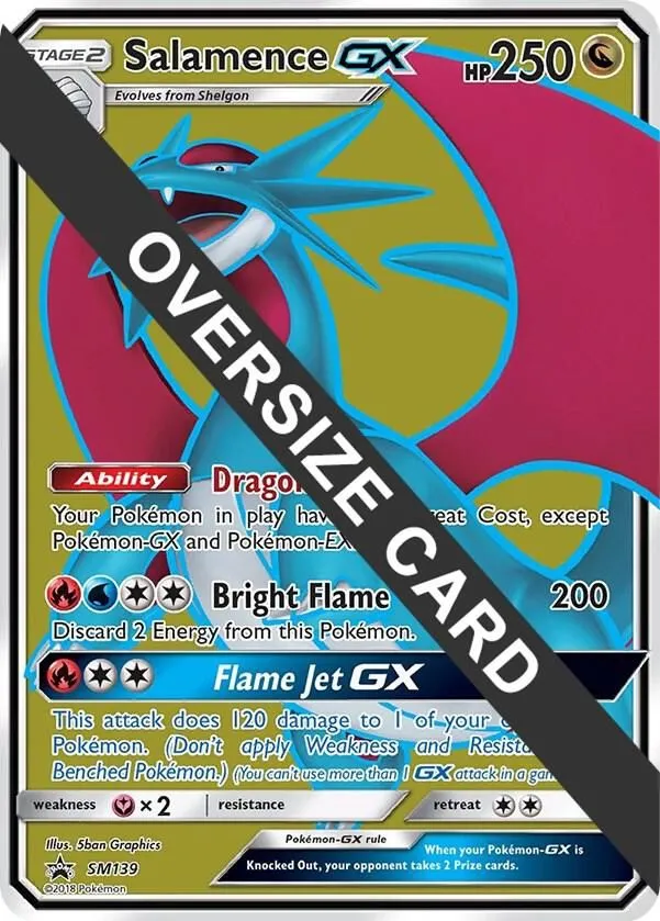 Salamence GX — Jumbo Cards — Pokemon
