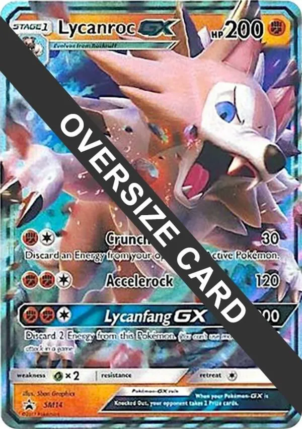 Lycanroc GX — Jumbo Cards — Pokemon