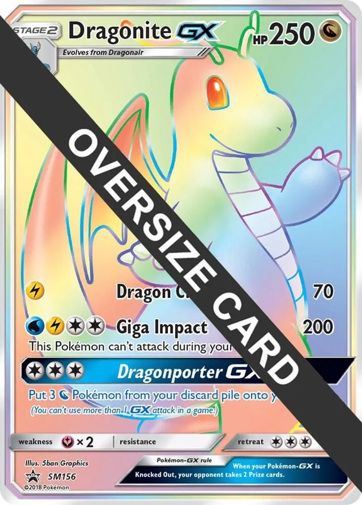 Dragonite GX — Jumbo Cards — Pokemon