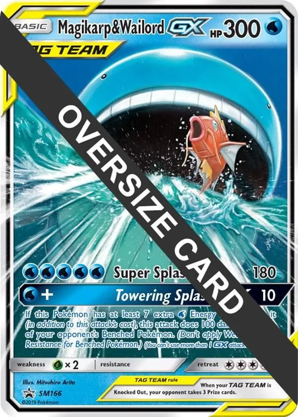 Magikarp & Wailord GX — Jumbo Cards — Pokemon