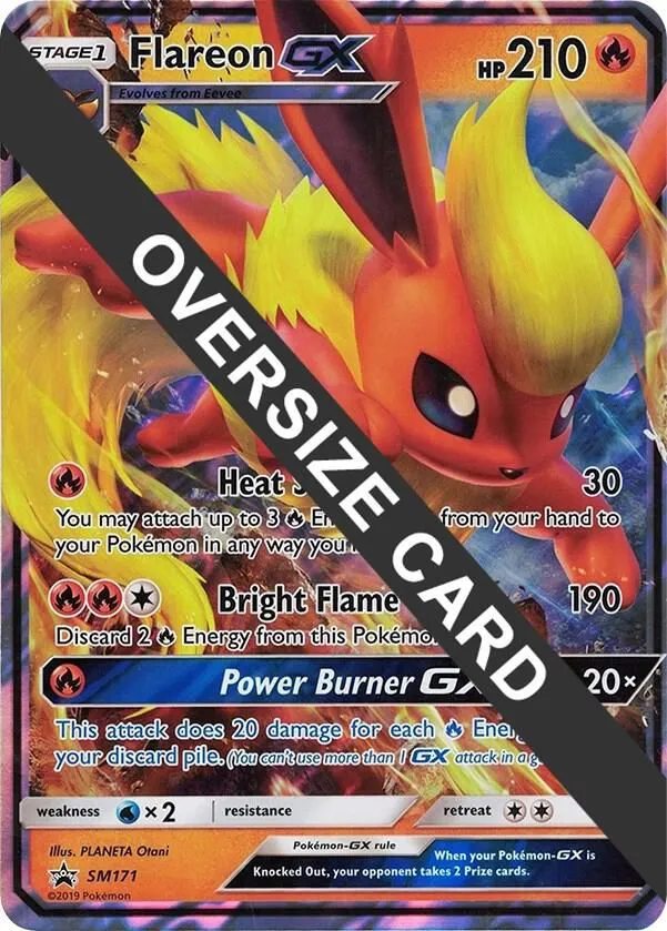 Flareon GX — Jumbo Cards — Pokemon