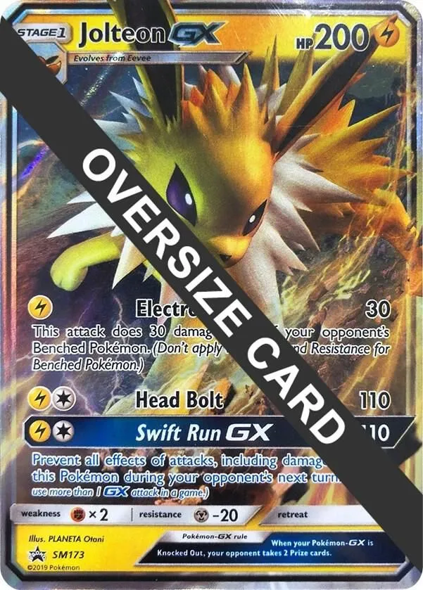 Jolteon GX — Jumbo Cards — Pokemon