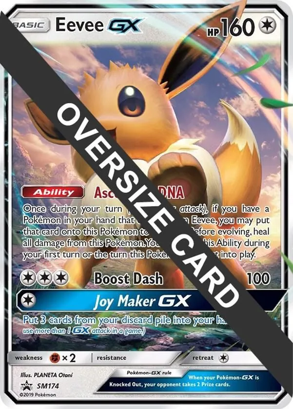 Eevee GX — Jumbo Cards — Pokemon