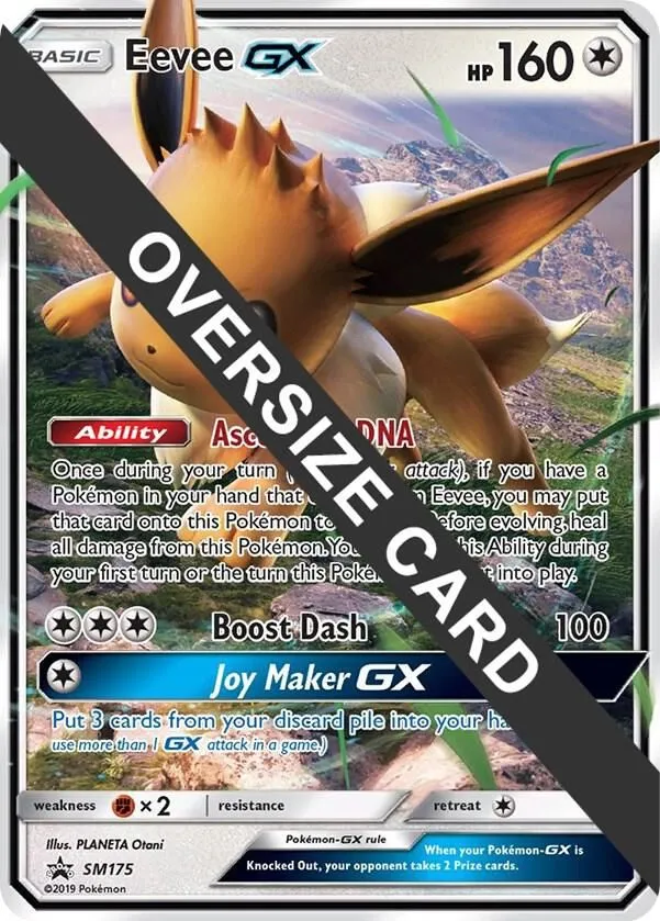 Eevee GX — Jumbo Cards — Pokemon