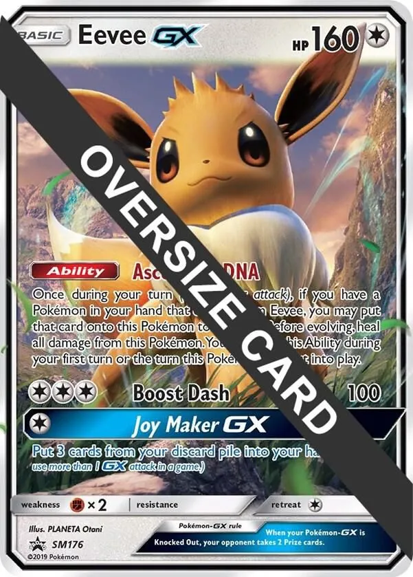 Eevee GX — Jumbo Cards — Pokemon