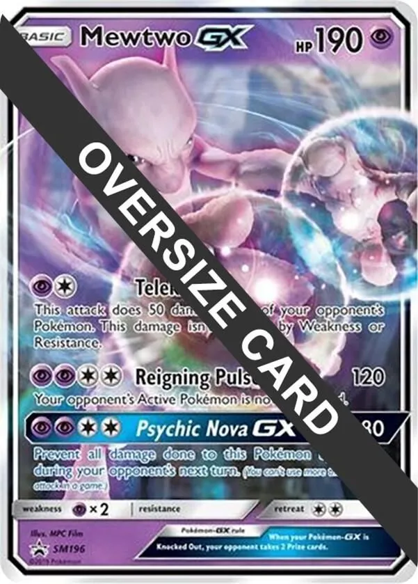 Mewtwo GX — Jumbo Cards — Pokemon